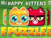 Play Happy Kittens Puzzle Game on FOG.COM