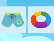 Play My Summer Items Memory Game Game on FOG.COM