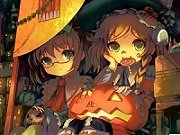 Play Halloween Girls Jigsaw Game on FOG.COM