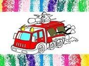 Play Fire Trucks Coloring Pages Game on FOG.COM