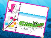 Play Sea Creatures Coloring Book Game on FOG.COM