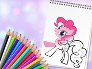 Play Cute Pony Coloring Book Game on FOG.COM