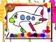 Play Airplane Coloring Book Game on FOG.COM
