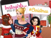 Play Instagirls Christmas Dress Up Game on FOG.COM