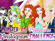 Play Monster Vs Princess Instagram Challenge Game on FOG.COM