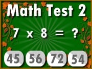 Play Math Test 2 Game on FOG.COM