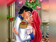 Play Mermaid Princess Mistletoe Kiss Game on FOG.COM