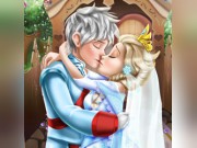 Play Ice Queen Wedding Kiss Game on FOG.COM