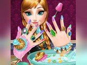 Play Ice Princess Nails Spa Game on FOG.COM