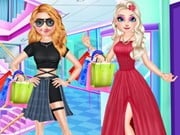 Play Frozen Sister Different Style Shopping Game on FOG.COM