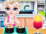 Play Baby Elsa Sushi Cooking Game on FOG.COM