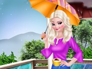 Play Elsa Rainy Day Fashion Game on FOG.COM