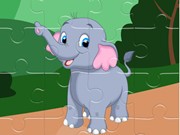 Play Sweet Elephant Jigsaw Game on FOG.COM