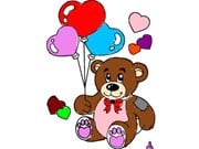 Play Valentine Pets Coloring Book Game on FOG.COM