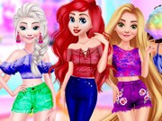 Play Disney Neon Fashion Game on FOG.COM