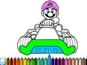 Play Mario Driving Coloring Book Game on FOG.COM