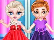 Play Little Sisters Princess Dress Game on FOG.COM