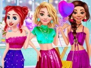 Play Disney Neon Dresses Game on FOG.COM