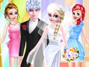 Play Elsa And Jack's Love Wedding Photos Game on FOG.COM