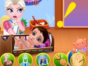 Play Naughty Elsa's Children's Day Game on FOG.COM