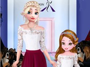 Play Elsa Parent Child Outfit Collection Game on FOG.COM