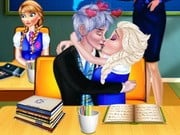 Play Elsa And Jack Love Kiss Game on FOG.COM