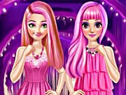 Play Rapunzel And Anna Pink Style Game on FOG.COM