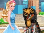 Play Barbie With Little Wolfhound Game on FOG.COM