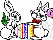 Play Easter Bunny Coloring Game on FOG.COM