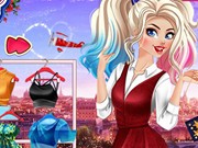 Play Harley Quinn Blogger Around The World Game on FOG.COM