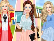 Play Barbie Rapunzel And Cinderella College Divas Game on FOG.COM