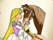 Play Goldie Princess Coloring Book Game on FOG.COM