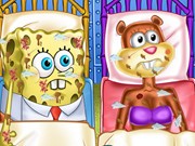 Play Spongebob And Sandy First Aid Game on FOG.COM