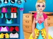 Play Design A Dress For Elsa Game on FOG.COM