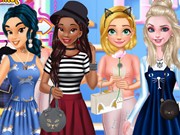Play Princesses Feline Fashion Game on FOG.COM