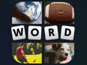 Play 4 Pic 1 Word Game on FOG.COM