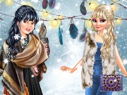 Play Boho Winter With Princesses Game on FOG.COM