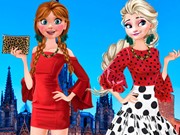 Play Frozen Sisters Shopping Eurotour Game on FOG.COM