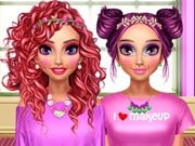 Play Bff Pink Makeover Game on FOG.COM