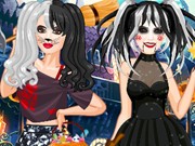 Play Jenner Sisters Spooky Hairstyles Game on FOG.COM