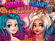 Play Rapunzel And Moanas Halloween Party Game on FOG.COM