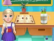 Play Baby Elsa School Decorate Game on FOG.COM