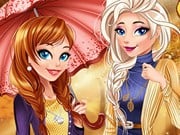Play Frozen Fall Fashion Guide Game on FOG.COM