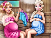 Play Cute Mommies Pregnant Sauna Game on FOG.COM