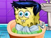 Play Spongebob Baby Bathing Game on FOG.COM
