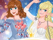 Play Princesses Fashion Wars Feathers Vs Denim Game on FOG.COM