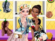 Play Elsa And Tiana Summer Greatest Hits Game on FOG.COM