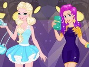 Play Ariel Vs Elsa Party Girls Game on FOG.COM