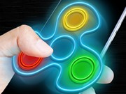 Play Fidget Spinner Neon Glow Online Game on FOG.COM