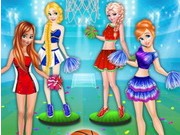 Play Princesses Basketball Team Cheerleader Game on FOG.COM